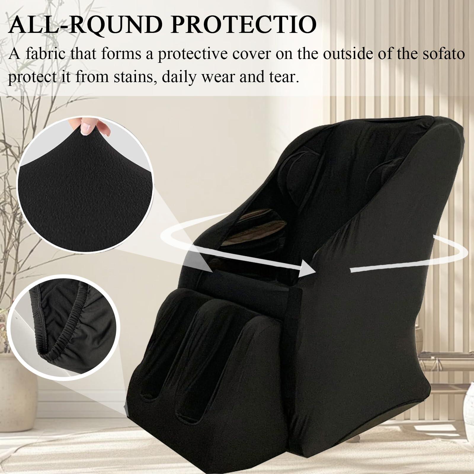 Gycdwjh Gycdwjh Universal Shiatsu Massage Chair Cover, Full Body Zero Gravity Chair Covers Washable Stretch Fabric Recliner Wing Dust Protector Armchair Sofa Cover,Color 4,Package 1