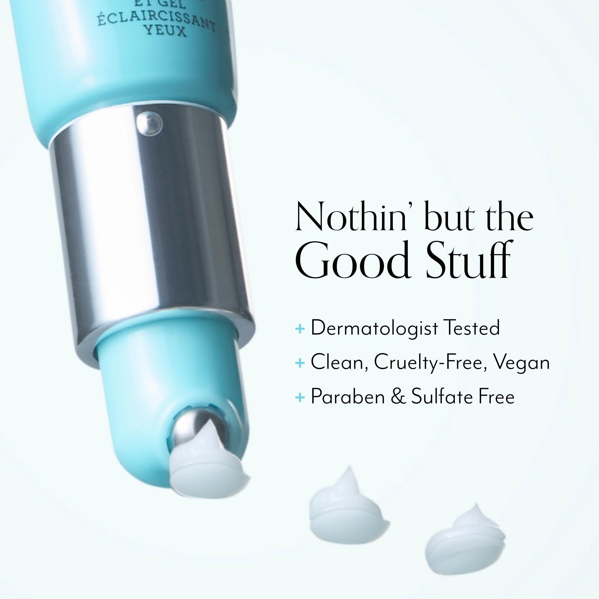 Bliss Bliss Drench & Quench Moisturizer, Bright Idea Vitamin C Serum, and Eye Do All Things Eye Gel - Deep Hydration, Daily Use Trio - Vegan and Cruelty-Free