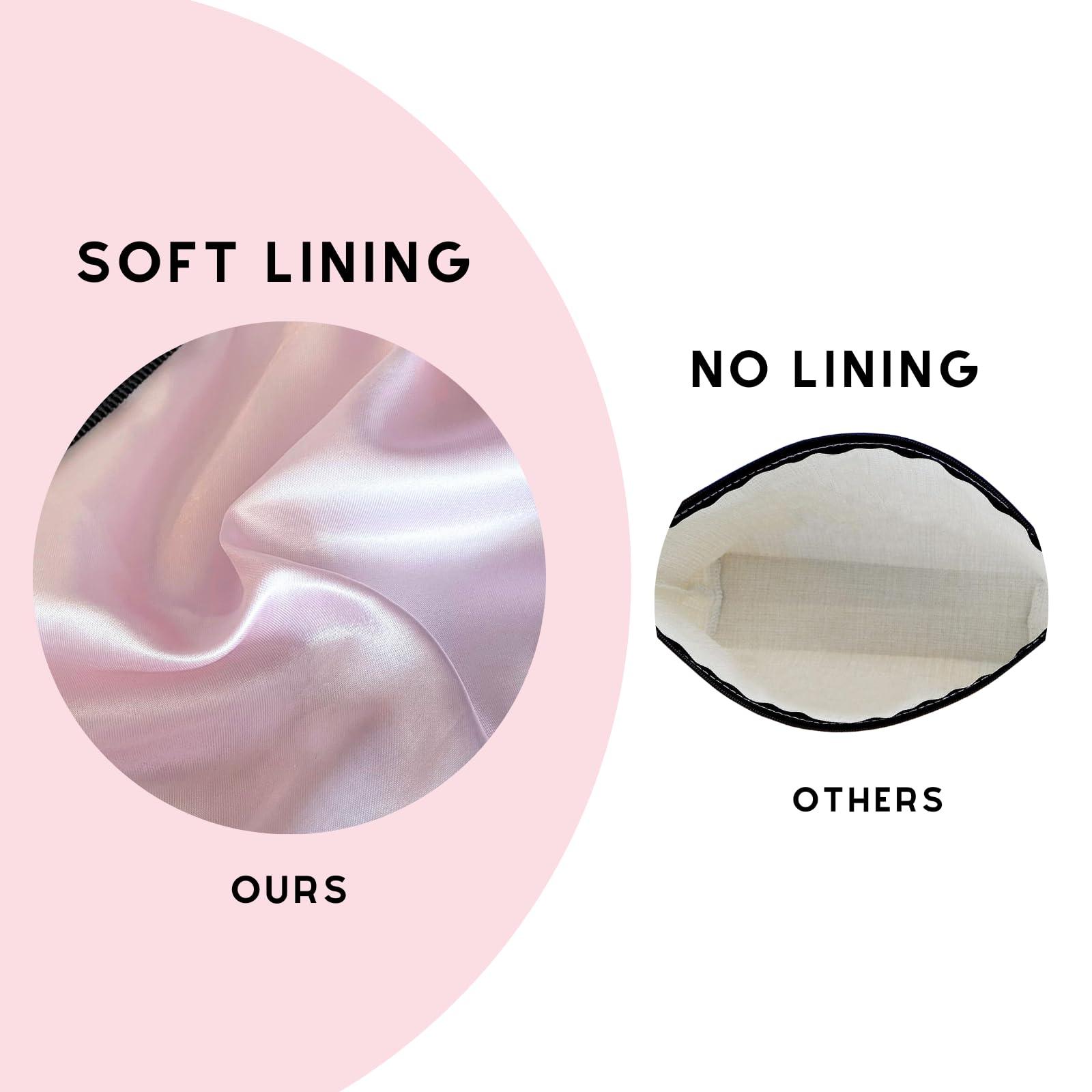 SEAMOON SEAMOON Gifts for Women Birthday Unique, Makeup Bag, Gifts for Mom Birthday, Bride to be Gifts,Bridal Shower Gift, Initial Gifts for Women,Cosmetic Bag with Mirror,Mother\'s Day Gifts,S