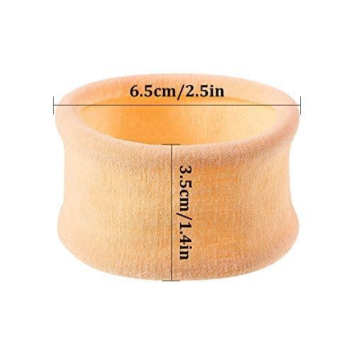 EBOOT 20 Pieces Large Cotton Stretch Hair Ties Bands Rope Ponytail Holders Headband for Thick Heavy or Curly Hair, 6.5 cm in Diameter (Multicolor)