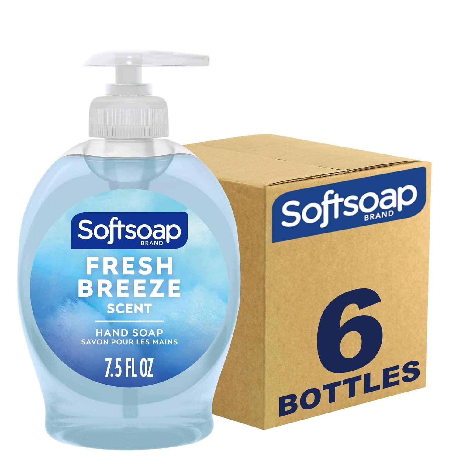 Softsoap Softsoap Liquid Hand Soap, Fresh Breeze - 7.5 Fluid Ounce (Pack of 6)