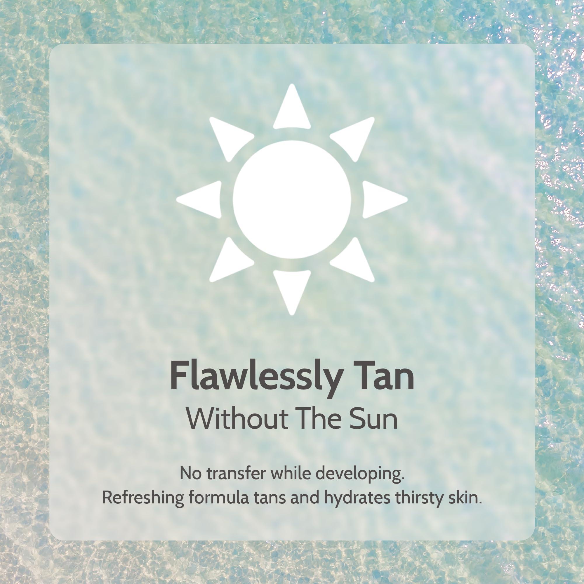 Fake Bake Fake Bake Foam Tanning Water Self Tanner Instant Glow with Hydrating Passion Flower Rejuvenation - Natural Looking Sunless Bronzing for Women & Men - 6.7 oz