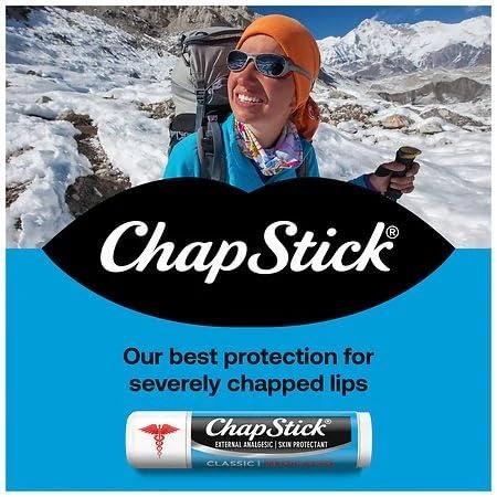 ChapStick ChapStick Classic Medicated Lip Balm & Skin Protectant (3 Pack)