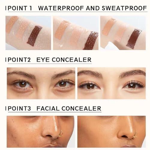 pudaier Generic Concealer Palette with 15 Shades, Full Face Foundation (14, 1)