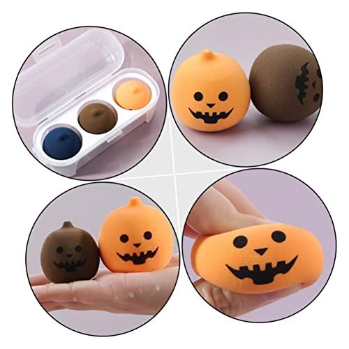 Abaodam Abaodam 3pcs Halloween Makeup Egg Face Makeup Sponge Loose Powder Puff Foundation Beauty Puff Cream to Powder Foundation Facial Powder Puffs Hydrophilic Polyurethane Girl Filler Make up