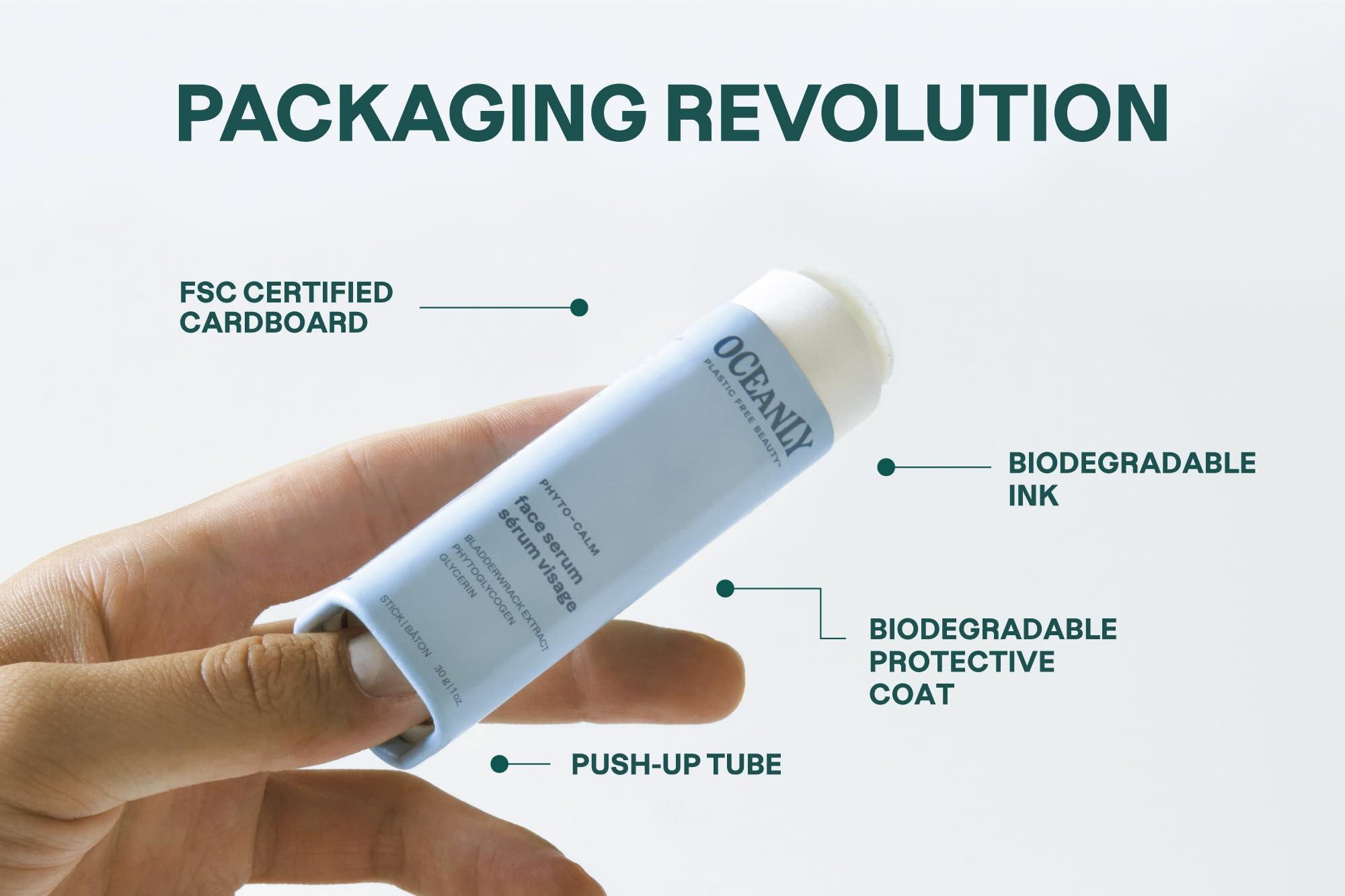 ATTITUDE Bundle of ATTITUDE Oceanly Face Cream and Face Serum Stick, EWG Verified, Plastic-free, Plant and Mineral-Based Ingredients, Vegan and Cruelty-free Beauty Products, PHYTO CALM, Unscented, 1 Ounce