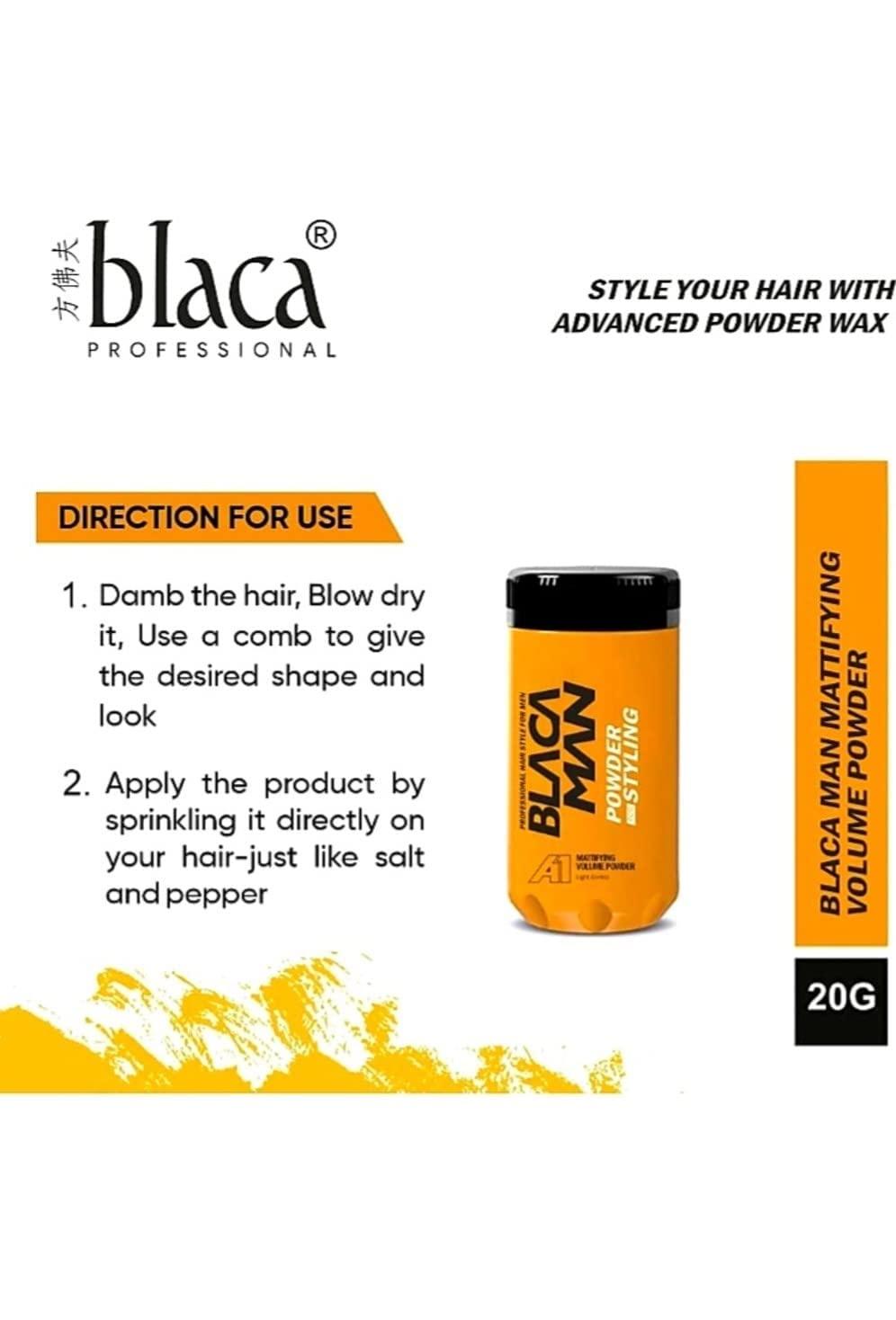 Generic Mattifying Volume Powder Hair Wax 20gm : Matte Finish | Hair Style | Strong Hold Styling | Wax for Men