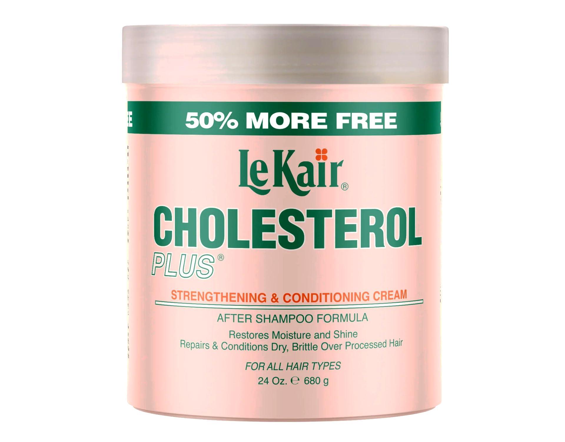 Le Kair Le Kair Cholesterol Plus Strengthening & Conditioning Cream, After Shampoo Formula 24 Oz - 4 Pack
