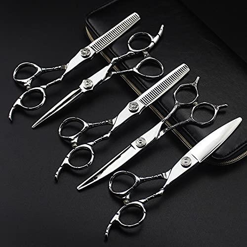 ZZYY Hair Cutting Scissors, Professional Japan steel 6 '' alligator hair scissors haircut scissor thinning barber hair cutting shears hairdresser scissors BY ZZYY (Color : Green)
