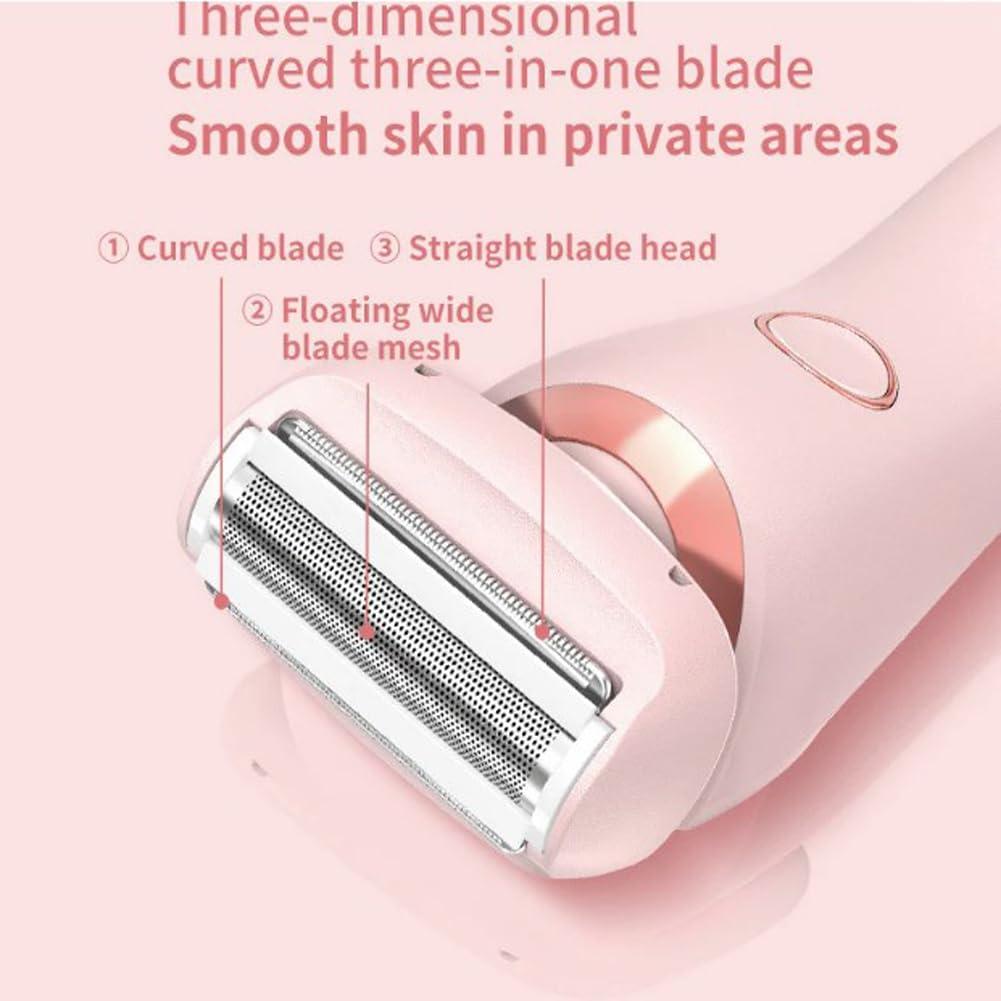 POTAY Gleam Pro 3.0 Shaver for Women by Women - 2024 Best Crystal Silky Smooth Shaver 3.0 Pro, Portable 2 in 1 Elorixa Smooth Shave Pro, Ipx7 Waterproof, Suitable for Sensitive Areas (Pink)