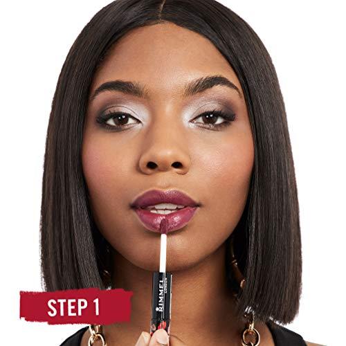Rimmel Rimmel London Provocalips 16hr Kiss-Proof Lip Color - Two-Step Liquid Lipstick to Lock in Color and Shine - 430 Wish Upon A Berry, .14 fl.oz.