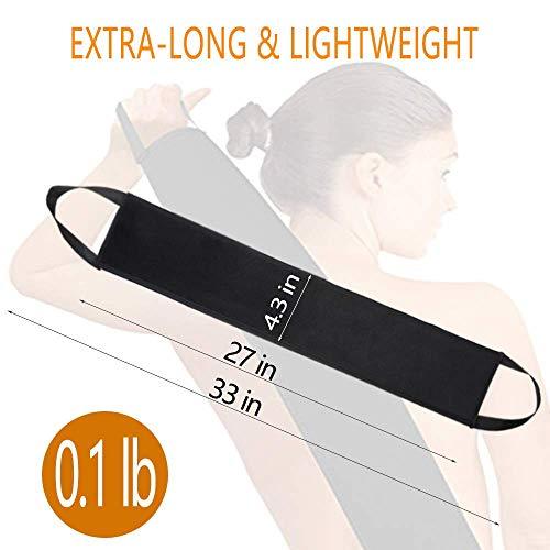 ANSPHIE STEUGO Tanning Back Lotion Applicators - Apply Lotion To Back Easily, Back Buddy Lotion Applicator For Back Self Applicator, Work With Self Tanning Mitt, Non- Absorbent Band