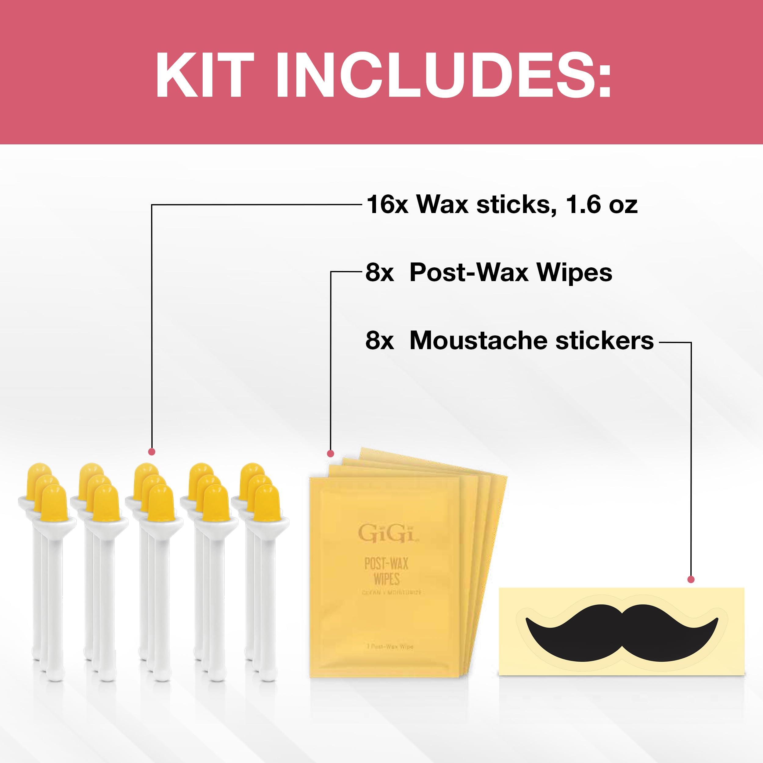 GiGi GiGi Nose + Ear Wax Kit, Safe, Quick, and Easy, Heat with Blow Dryer, 1-pack