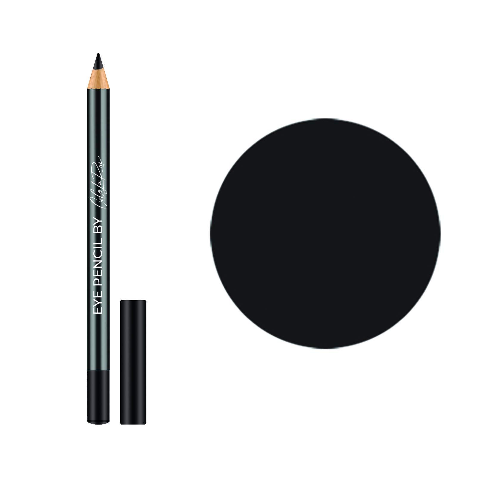 coco larue CoCo La Rue Eyebrow Pencil Eyeliner Waterproof Smooth Smudge Proof Pen Eye Pencils Intense Pigment Eye Liners for Women Affordable Makeup Eye Pencil (Black)