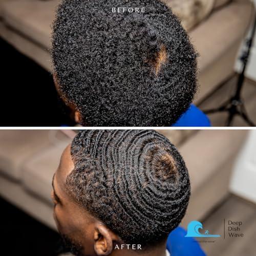 Deep Dish Wave Deep Dish Wave Pomade 100% Pure All Natural 360 Waves Hair Cream - Superior Wave Grease for Men- Wave Butter for Perfect 360 Waves 4oz