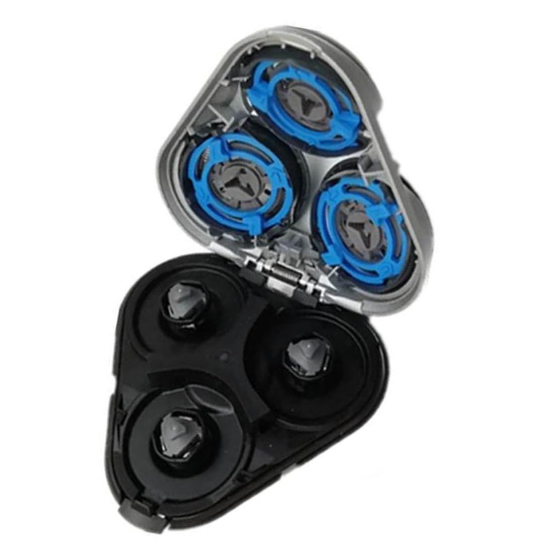 WELURE Latest version 3Pcs RQ12 Replacement Shaver Head Compatible with Philips Norelco RQ11 RQ10 Sensotouch 3D 1260X 1280X 1290X RQ1180 Arcitec Razor Shaving Unit Triple 3D