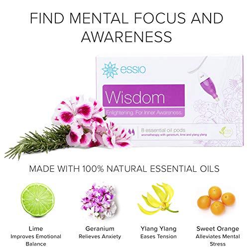 Essio Essio Shower Aromatherapy Diffuser Refill “Wisdom”, 4-Pack