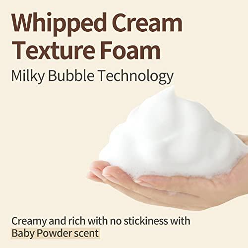 SHOWERMATE SHOWERMATE AEKYUNG Premium Goat Milk Body Wash Original For Smooth Sensitive Skin, Non-Irritation Mostiurizing PH Balancing Body Cleanser With Herb Pure Complex, 27 Fl Oz, Pack Of 2