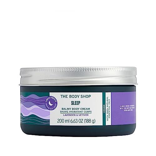 The Body Shop The Body Shop Sleep Balmy Body Cream, Lavender & Vetiver Body Moisturizer Preps You to Sleep Body Vegan 6.7oz