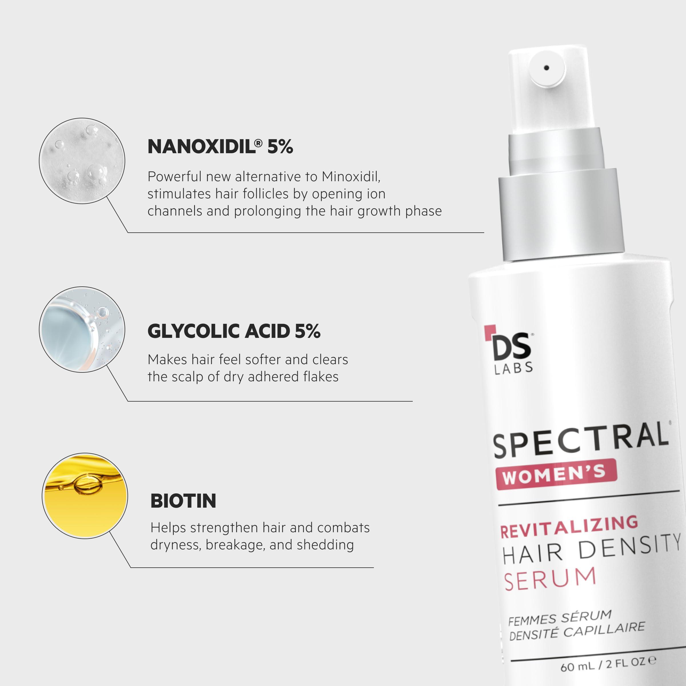 DS Laboratories DS Labs Spectral Women's Formally Spectral.CSF - Hair Density Serum for Women, Thickening, Strengthening, Volumizing, Fuller-Looking Hair, 60mL, Packaging May Vary
