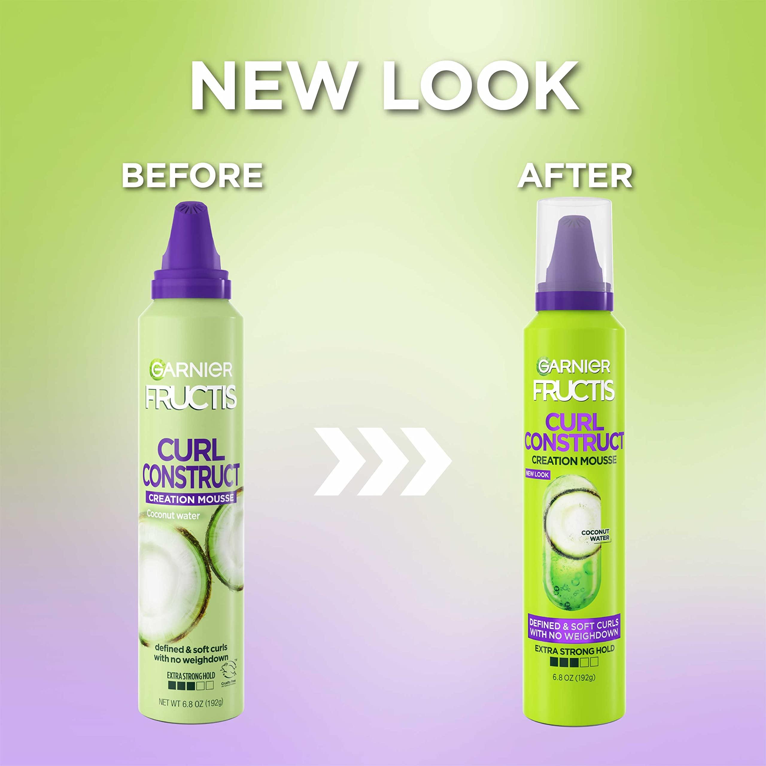 Garnier Garnier Fructis Style Curl Construct Creation Mousse, 6.8 Oz, 1 Count (Packaging May Vary)