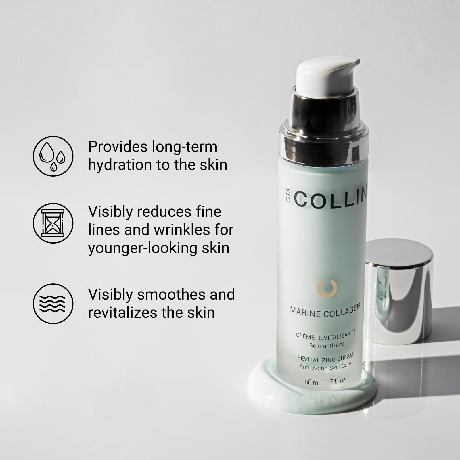 G.M. Collin G.M. COLLIN Marine Collagen Revitalizing Cream | Anti-Aging Face Moisturizer | Firming Skincare to Improve the Appearance of Wrinkles