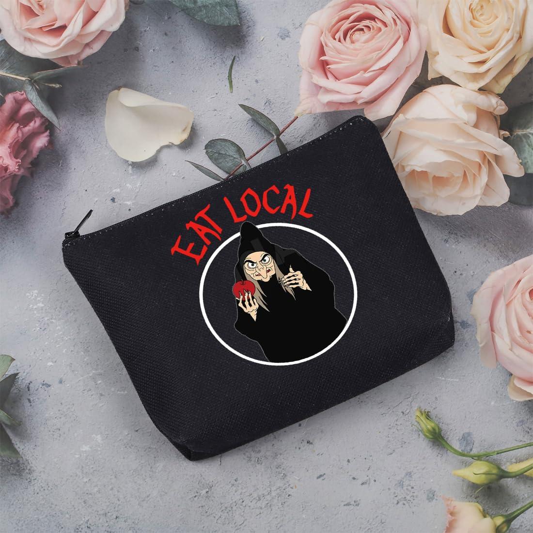 CENWA CENWA Poisoned Apple Makeup Pouch Bag Poison Apple Cartoon Movie Gift Poison Villains Inspired Gift (local B)