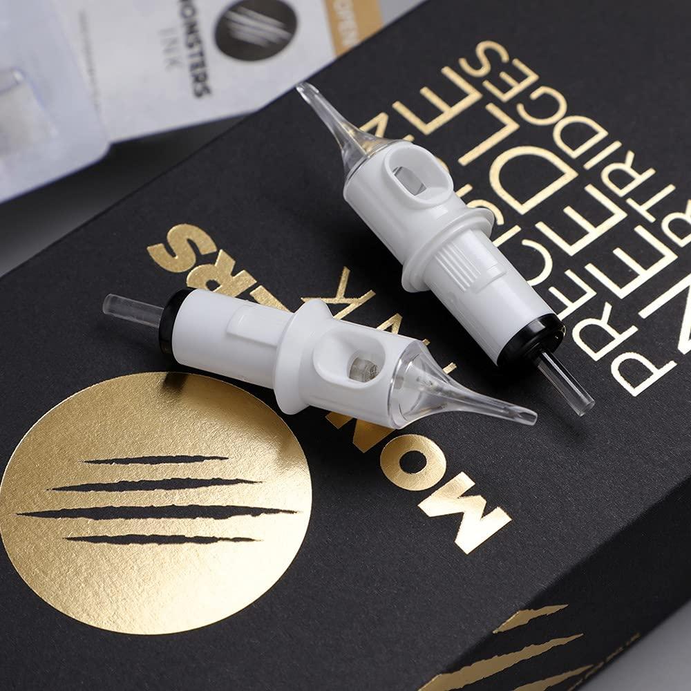 Monsters Ink Monsters Ink Tattoo Needles 14rl Tattoo Needles Cartridge for Tattoo Gun, Tattoo Pen & Tattoo Machine. Tattoo Cartridge Needles 14 Round Liner 0.30mm #10