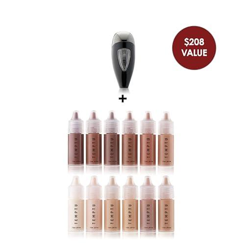 Temptu TEMPTU S/B Foundation 12 Piece Starter Set & Airpod Pro Cartridge Bundle