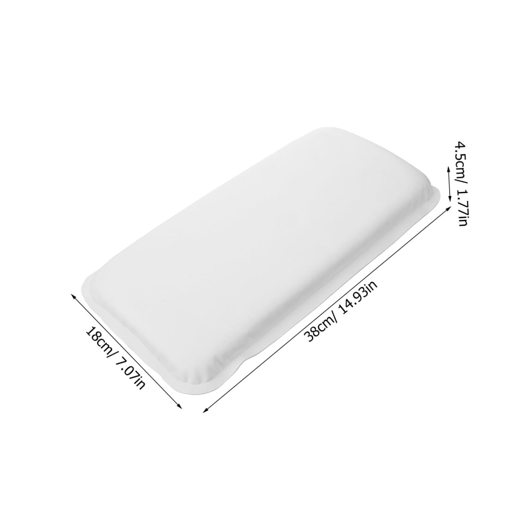 Hemoton Hemoton 2 Pcs Bathtub Cushion Waterproof Pillow Bath Headrest Pillow Bath Spa Pillow The Pillow Bathtub Pillows Bath Neck Waterproof Bath Mat Bath Cushion for Tub for Adults White