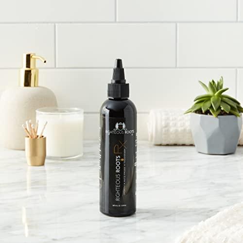 Righteous Roots Righteous Roots Rx Hair Oil for Hair Growth, Anti Frizz and Thickener Best for Curly, Wavy Natural Hair and Beards. 4fl oz (Previously known as Hair RX)