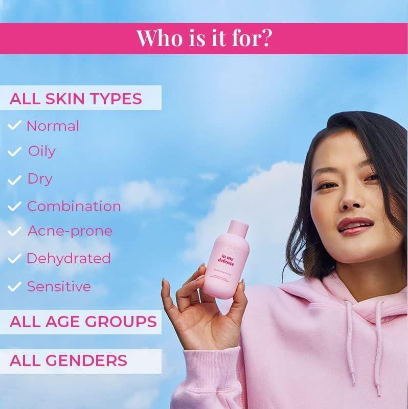 INDIA In my Defense Lightweight Moisturiser for Intense Hydration with Ceramides for Men & Women | Non greasy cream for Dry, Oily & Combination Skin | Korean Skin Care Product | Cruelty Free | 50ml