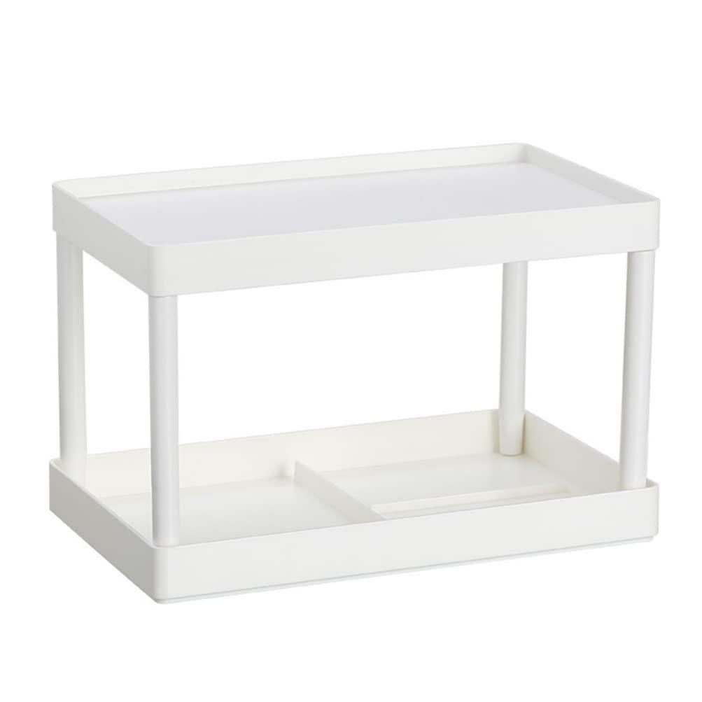 TOPBATHY Double Storage Rack Multipurpose Storage Rack Desktop Sundries Holder Cosmetics Rack Desktop Organizer Stand Bedroom Cosmetic Stand Makeup Rack Sundries Shelf Makeup Organizer