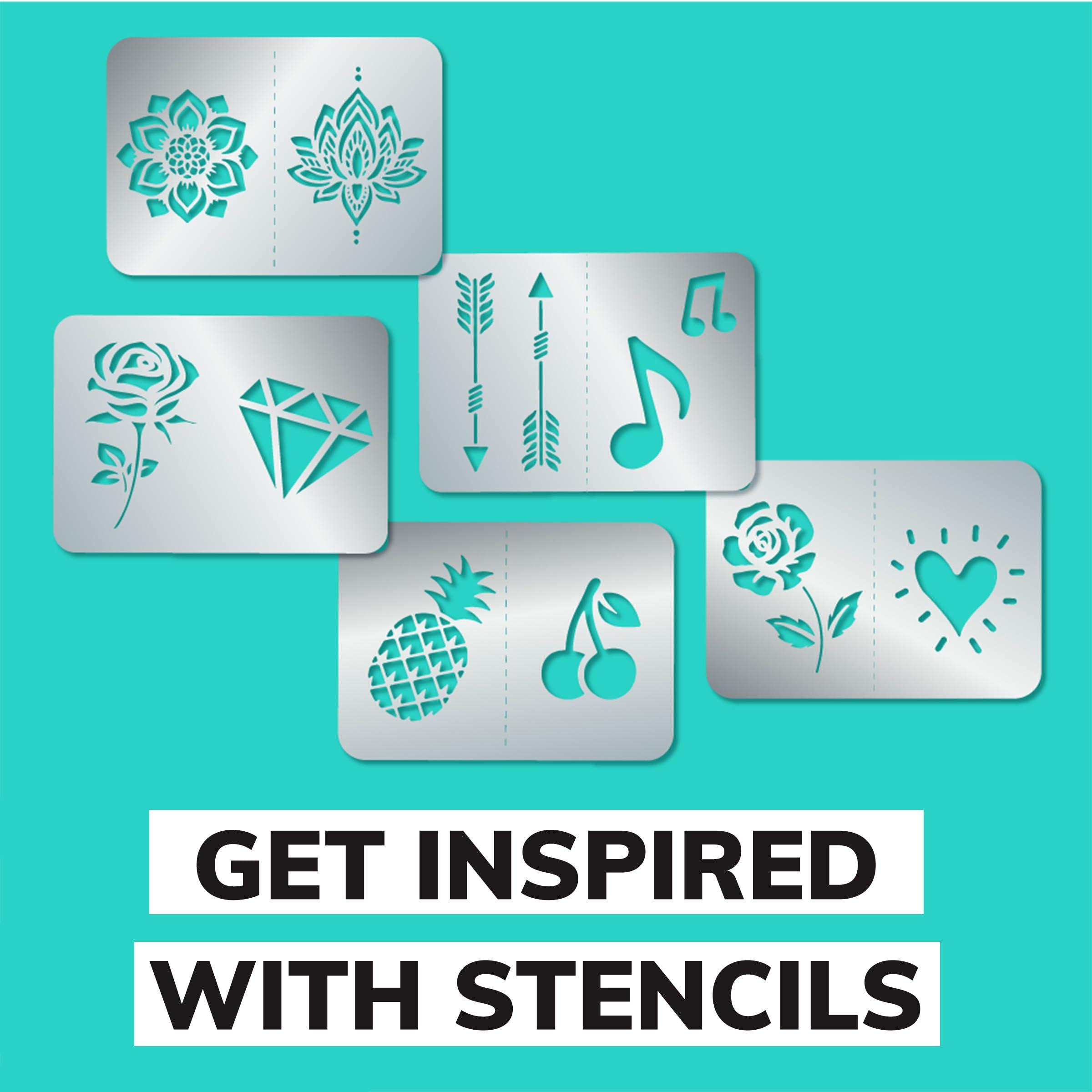 BIC BIC BodyMark Body Art Markers, Pastel Pop, Flexible Brush Tip, 5-Count Pack of Assorted Colors, Skin-Safe, Cosmetic Quality