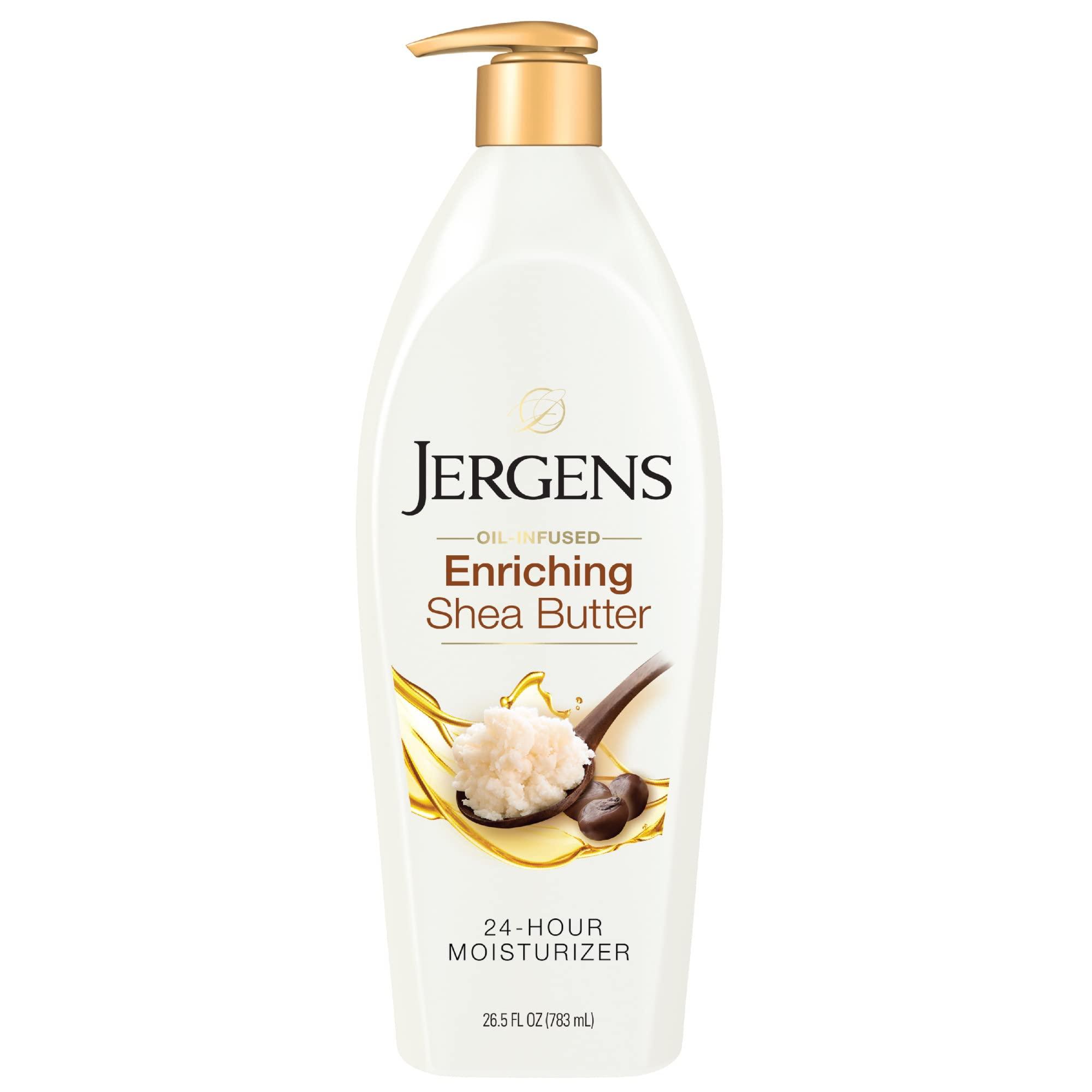 Jergens Jergens Ultra Healing Dry Skin Lotion, Hand and Body Moisturizer for Quick Absorption into Extra Dry Skin with Hydralucence Blend & Hand and Body Lotion, Pure Shea Butter Deep Conditioning Body