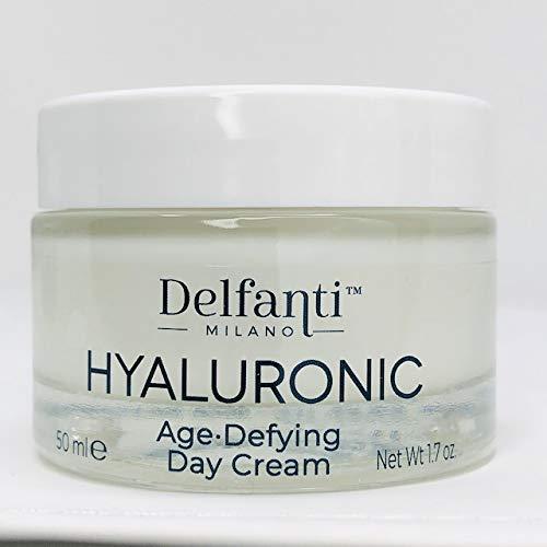 Delfanti-Milano Delfanti-Milano • HYALURONIC AGE DEFYING DAY CREAM • Face and Neck Moisturizer • Made in Italy