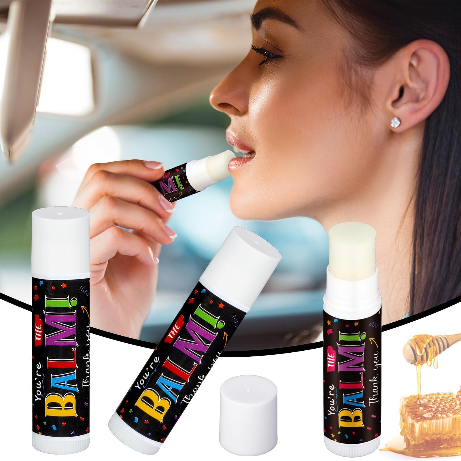 Dunzy Dunzy 100 Pack Employee Appreciation Gifts Bulk Lip Balms Favors Bulk Small Thank You Gifts Team Appreciation Inspirational Gifts for Women Men Coworkers Staff Teachers Nurses Team