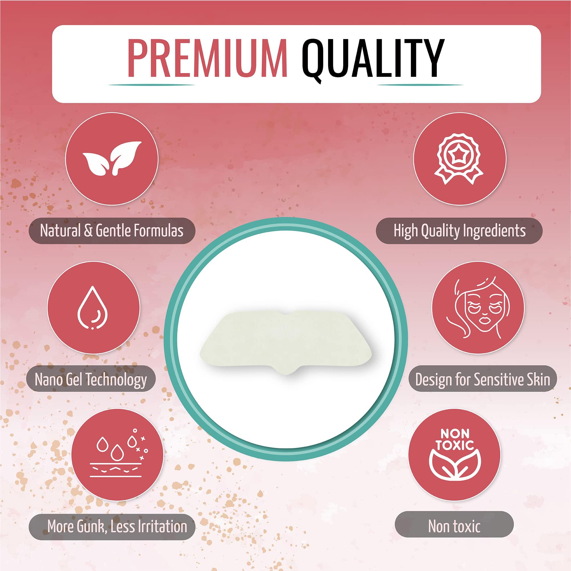 LOOKATME LOOKATME Nose Pore Strips (4-Pack, 20 Nose Strips). Korean Skin Care Blackhead Remover. K Beauty Blackhead Strips for Nose and Face, Black Head Strips Women. Acne Mask for Blackhead Removal. (Combo)