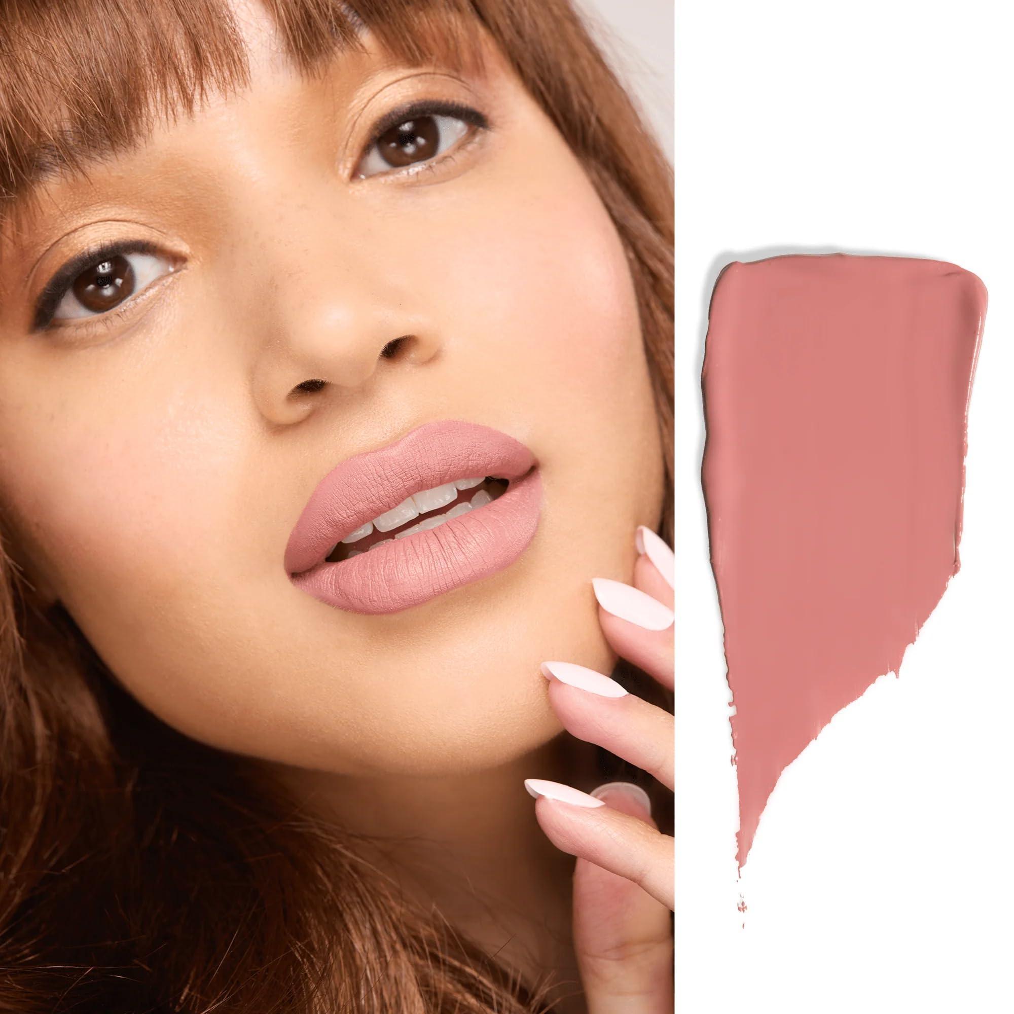 Gerard Cosmetics Gerard Cosmetics HydraMatte Liquid Lipstick Bare It All, Mauve Lipstick with Matte Finish, Long Lasting and Non Drying, Super Pigmented Fully Opaque Lip Color