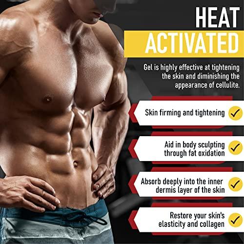 shrink Shrink Toning Lotion - Heat Activated Cellulite Cream and Firming Body Lotion for Women and Men - Body Cream for Stomach, Tummy, and Body - with Caffeine, Vitamin E, Skin Tightening Body Cream (8oz)