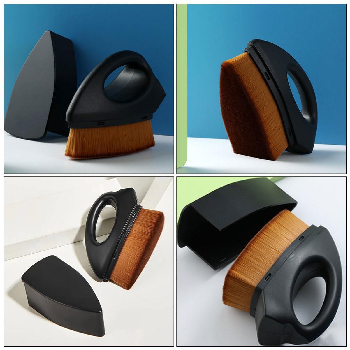 Gogogmee Gogogmee 2pcs Blush Brush Flat Top Powder Brush for Natural Foundation Application Soft Makeup Brush for Women