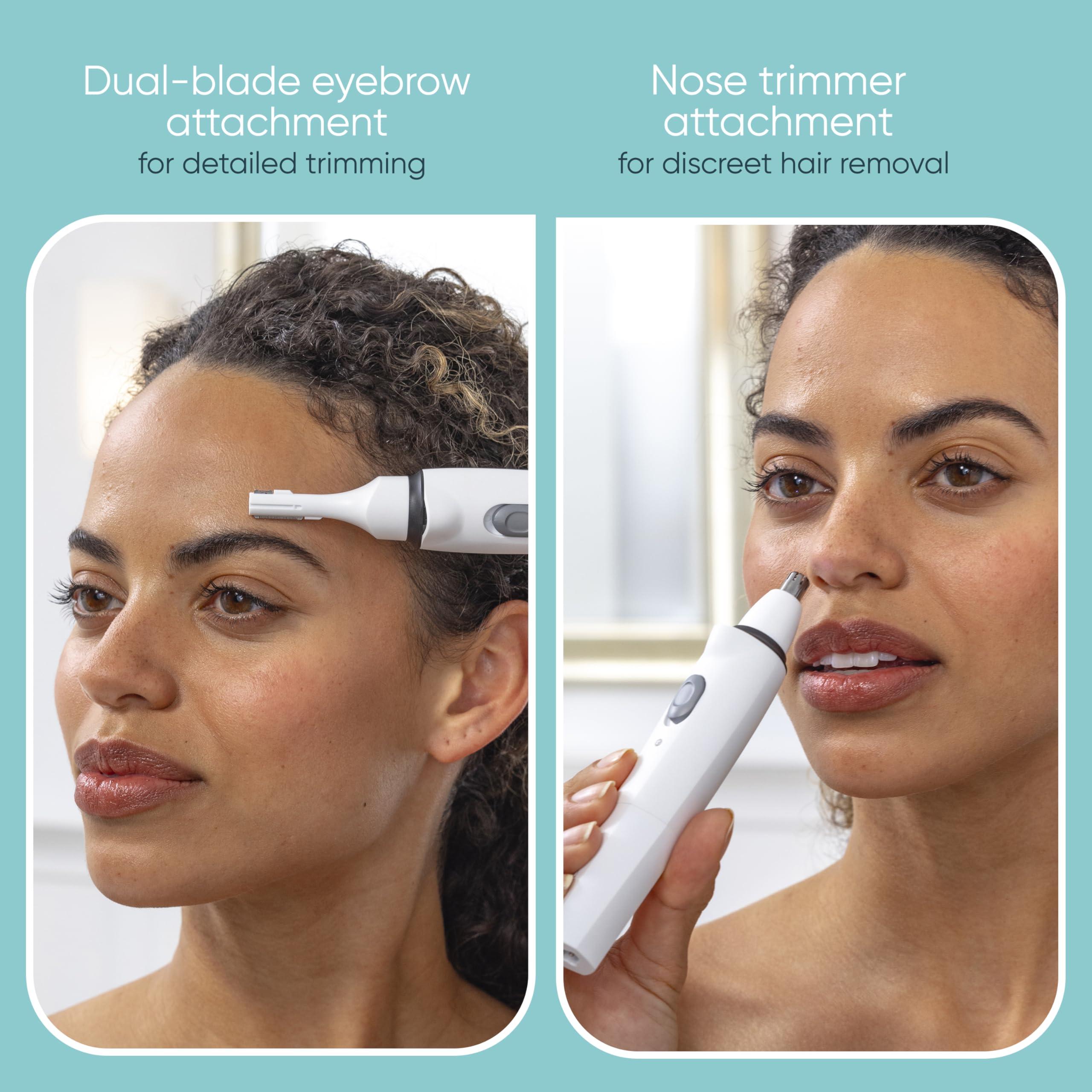 Conair Conair GIRLBOMB All-in-One Face/Body Trimmer and Shaver Set for Women, Wet/Dry, Rechargeable