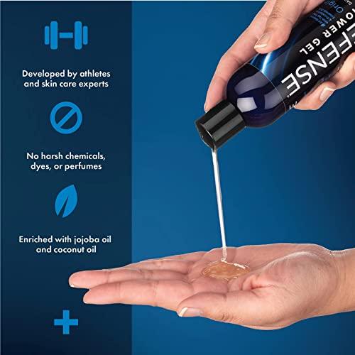 Defense Soap Defense Soap Original Body Wash Shower Gel 8 Oz (Pack of 2), Defense Original Body Wipes 40 Count, & Defense Antifungal Medicated Bar Soap