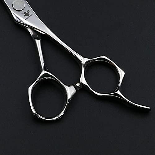 ZZYY Hair Cutting Scissors, 6 Inch Professional Barber Scissors Hair Salon Scissors Personalized Barber Hairdressing Scissors BY ZZYY (Color : 1 pcs add case)