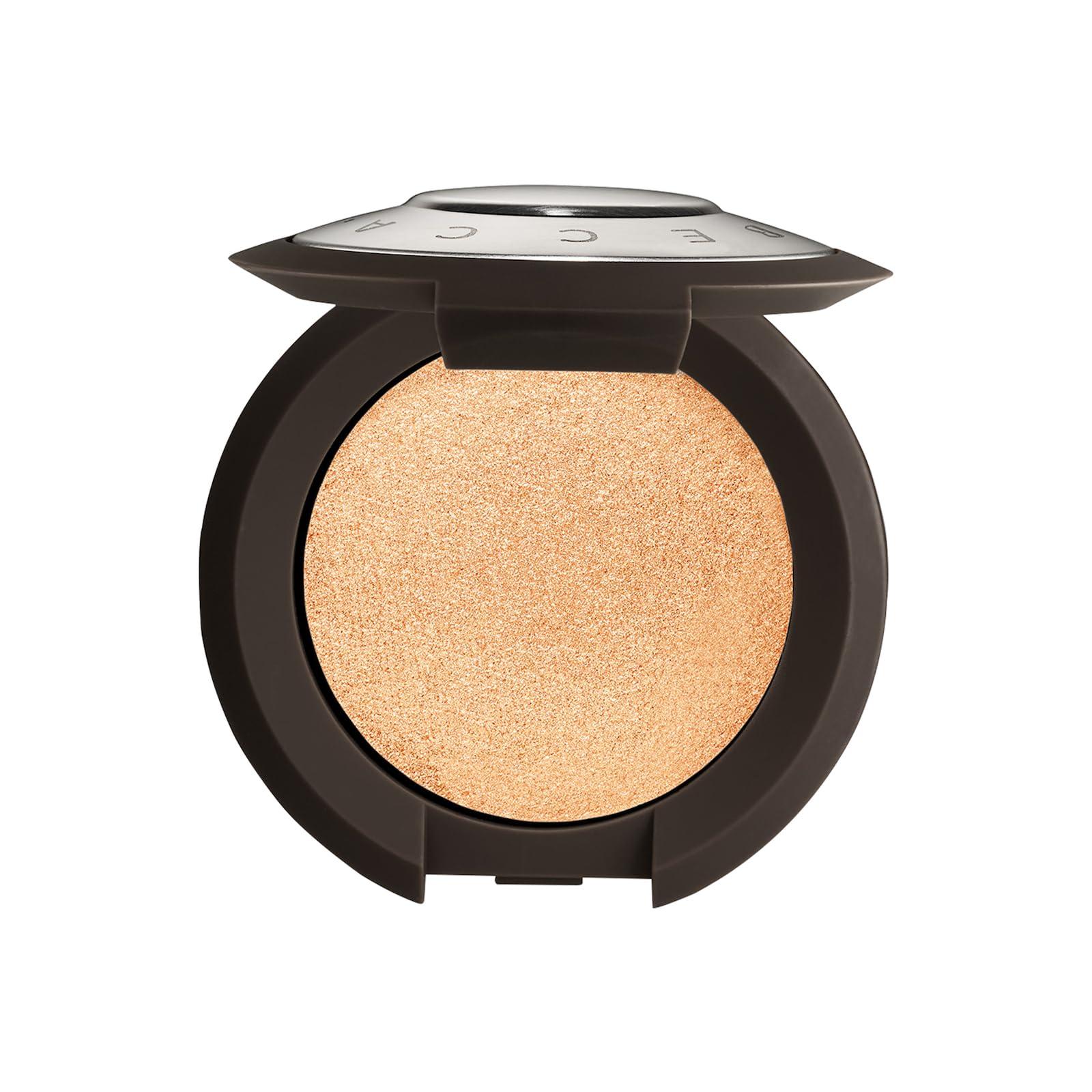 Smashbox Smashbox X BECCA Shimmering Skin Perfector Pressed Highlighter | Luminous Glow + Buildable, 0.09 Ounce, Champagne Pop Mini