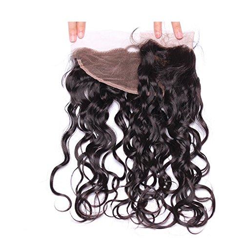 Ruma Hair Ruma Hair 8A Brazilian Human Hair Weave Water Wave With 13X4 Lace Frontal Closure Unprocessed Wet and Wavy Virgin Hair 3 Bundles With Full Lace Frontals (10 with 10 12 14)