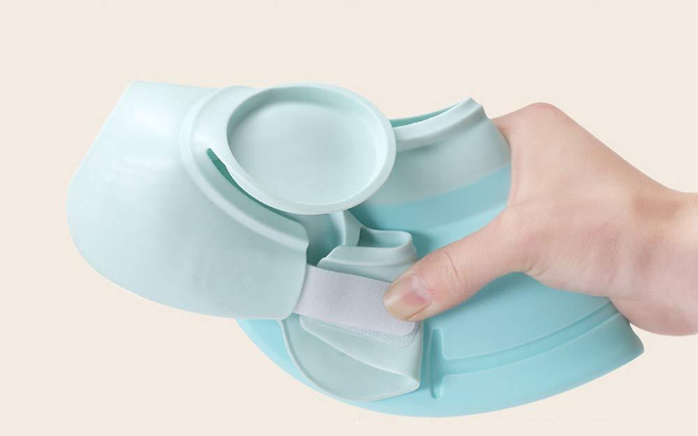 AMTOOCH Children Bath Shower Cap wash Shampoo Visor Shield hat Prevent Water Entering The Eyes and Ears Bathing tub Head Hair Rinser Protection Kids Toddler B