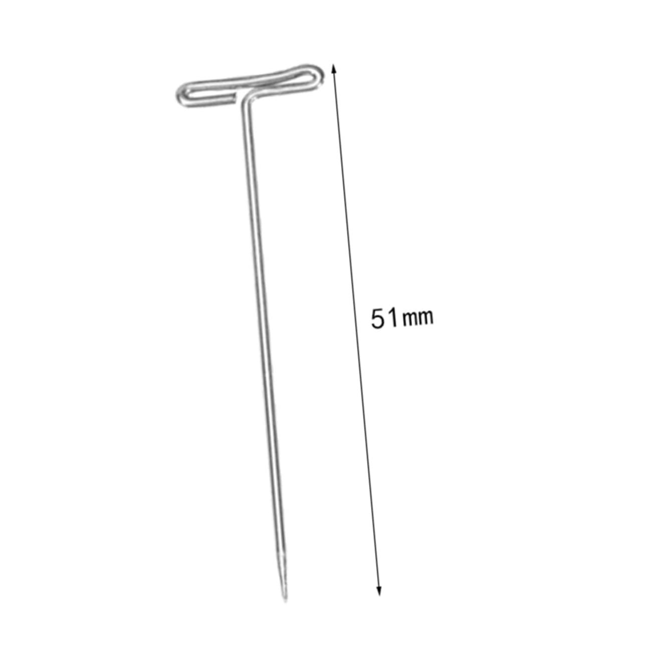 LALAFINA LALAFINA DIY Wig Making 100pcs Simple Wig T-Pins 51mm T-Pins Set for Sewing and Blocking