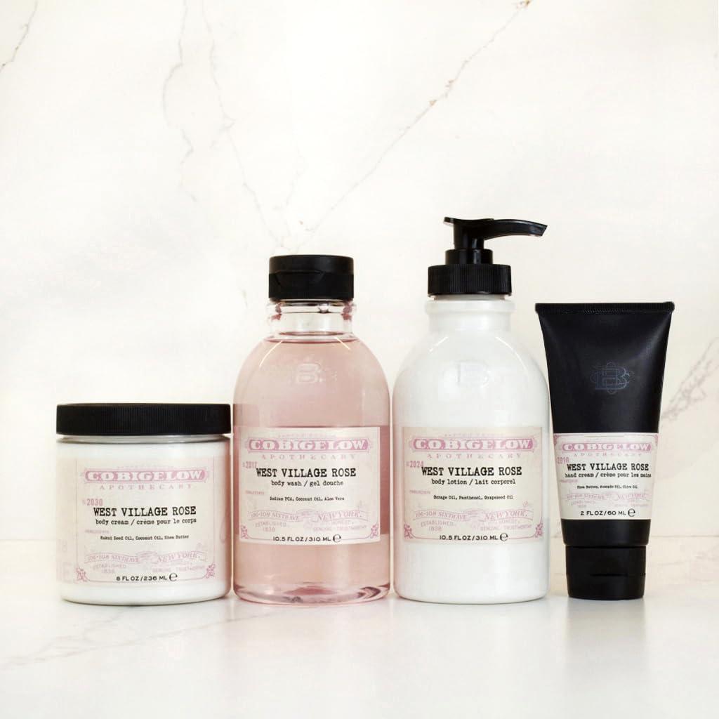 C. O. Bigelow C.O. Bigelow Iconic Collection West Village Rose Body Wash, with Sodium PCA, Coconut Oil, Aloe Vera, 10.5 fl oz