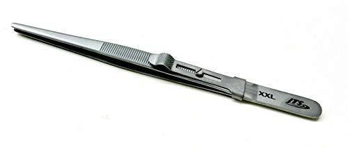 JTS JTS XXL Large Tips Diamond Tweezers Gem Stones Tweezer Slide Locking Stainless Matt